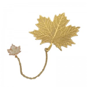 Διαφημιστικοί Brass Bookmarks Διαφήμιση Χρυσό Hollowed Out Logo Souvenir Metal Bookmark