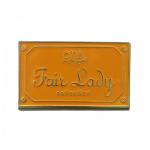 Υψηλής ποιότητας προσαρμοσμένο μάρκα μόδας Matte φινίρισμα μεταλλικό όνομα ετικέτα μεταξωτή εκτύπωση αλουμινίου επιχείρηση επίσκεψης κάρτα για το δικό του λογότυπο